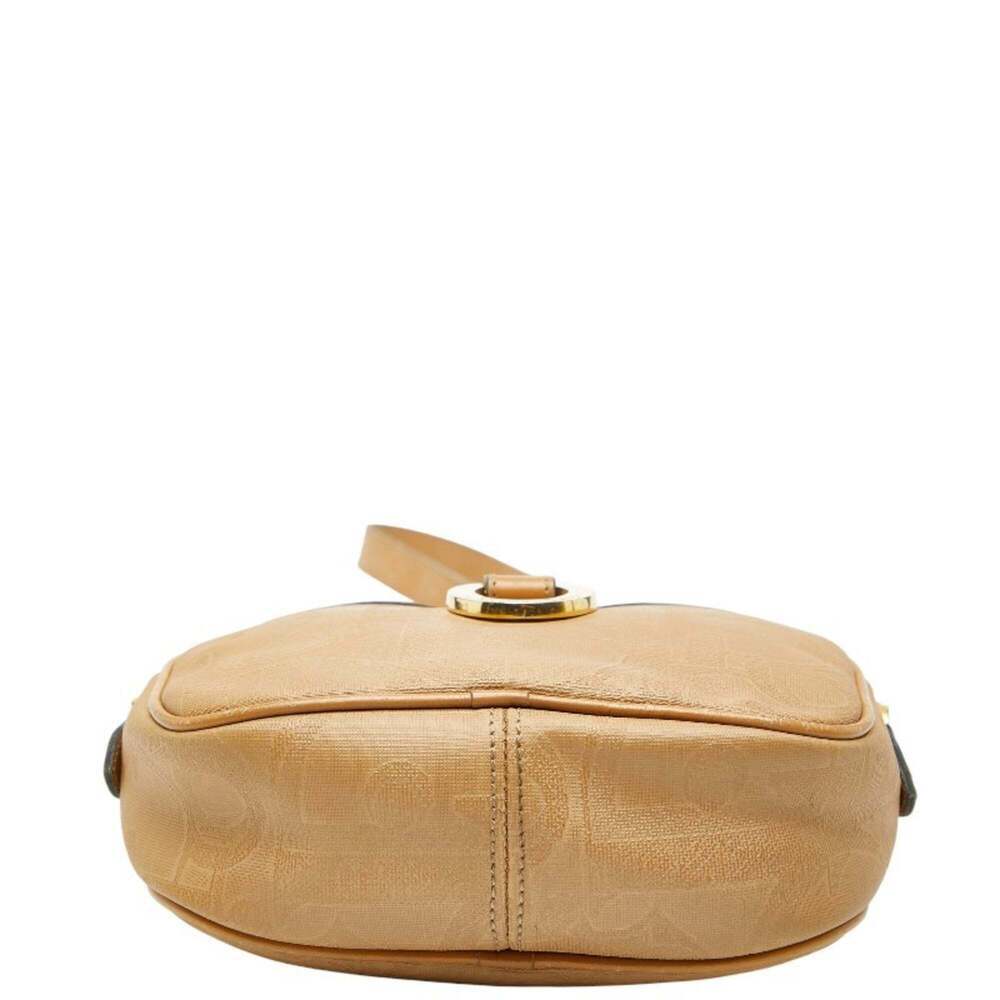 CHRISTIAN DIOR Brown Leather Trotter Shoulder Bag - Picture 3 of 9